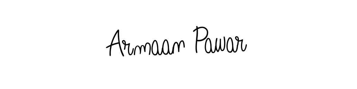 You should practise on your own different ways (Angelique-Rose-font-FFP) to write your name (Armaan Pawar) in signature. don't let someone else do it for you. Armaan Pawar signature style 5 images and pictures png
