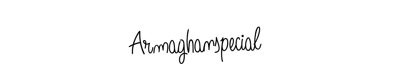 Use a signature maker to create a handwritten signature online. With this signature software, you can design (Angelique-Rose-font-FFP) your own signature for name Armaghanspecial. Armaghanspecial signature style 5 images and pictures png