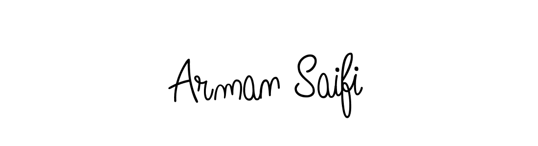 Create a beautiful signature design for name Arman Saifi. With this signature (Angelique-Rose-font-FFP) fonts, you can make a handwritten signature for free. Arman Saifi signature style 5 images and pictures png