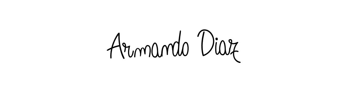 The best way (Angelique-Rose-font-FFP) to make a short signature is to pick only two or three words in your name. The name Armando Diaz include a total of six letters. For converting this name. Armando Diaz signature style 5 images and pictures png