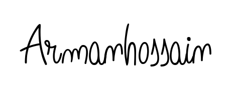 A stylish, flowing autograph style designed for name Armanhossain using Angelique-Rose-font-FFP typography. Perfect for digital creative projects. Armanhossain signature style 5 images and pictures png