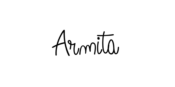 Design your own signature with our free online signature maker. With this signature software, you can create a handwritten (Angelique-Rose-font-FFP) signature for name Armita. Armita signature style 5 images and pictures png