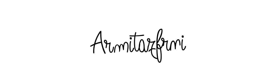 Use a signature maker to create a handwritten signature online. With this signature software, you can design (Angelique-Rose-font-FFP) your own signature for name Armitazfrni. Armitazfrni signature style 5 images and pictures png
