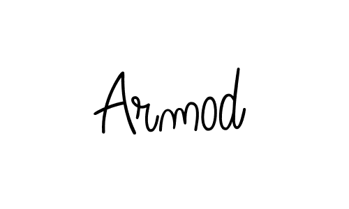 Armod stylish signature style. Best Handwritten Sign (Angelique-Rose-font-FFP) for my name. Handwritten Signature Collection Ideas for my name Armod. Armod signature style 5 images and pictures png