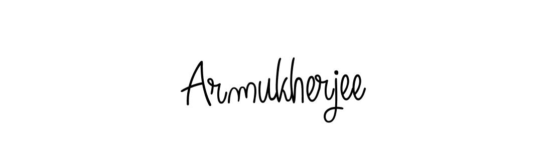 How to make Armukherjee name signature. Use Angelique-Rose-font-FFP style for creating short signs online. This is the latest handwritten sign. Armukherjee signature style 5 images and pictures png