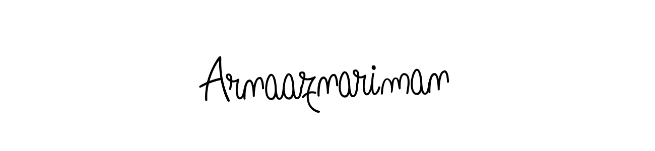 How to make Arnaaznariman signature? Angelique-Rose-font-FFP is a professional autograph style. Create handwritten signature for Arnaaznariman name. Arnaaznariman signature style 5 images and pictures png