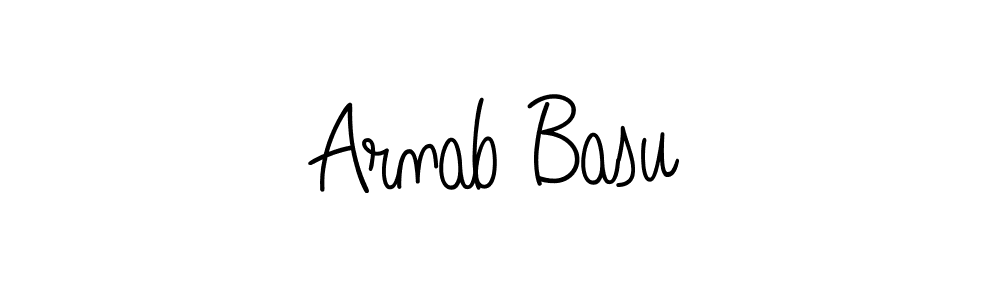 Create a beautiful signature design for name Arnab Basu. With this signature (Angelique-Rose-font-FFP) fonts, you can make a handwritten signature for free. Arnab Basu signature style 5 images and pictures png
