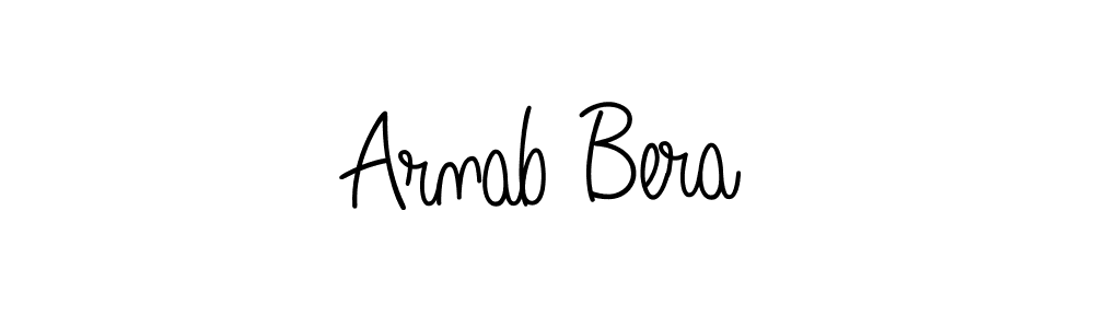 Design your own signature with our free online signature maker. With this signature software, you can create a handwritten (Angelique-Rose-font-FFP) signature for name Arnab Bera. Arnab Bera signature style 5 images and pictures png