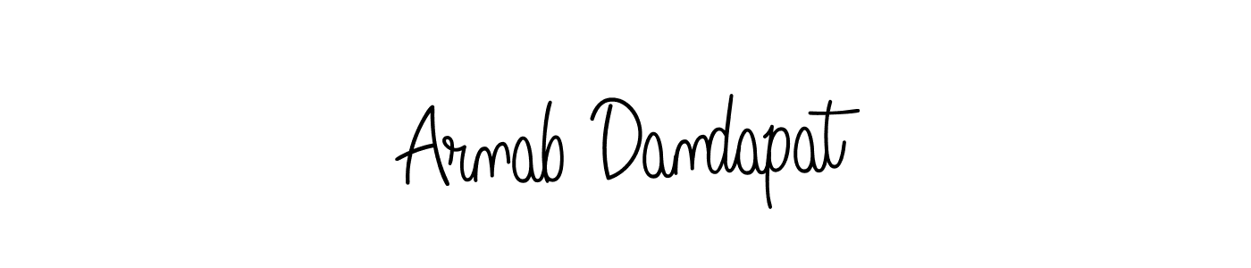 Also we have Arnab Dandapat name is the best signature style. Create professional handwritten signature collection using Angelique-Rose-font-FFP autograph style. Arnab Dandapat signature style 5 images and pictures png