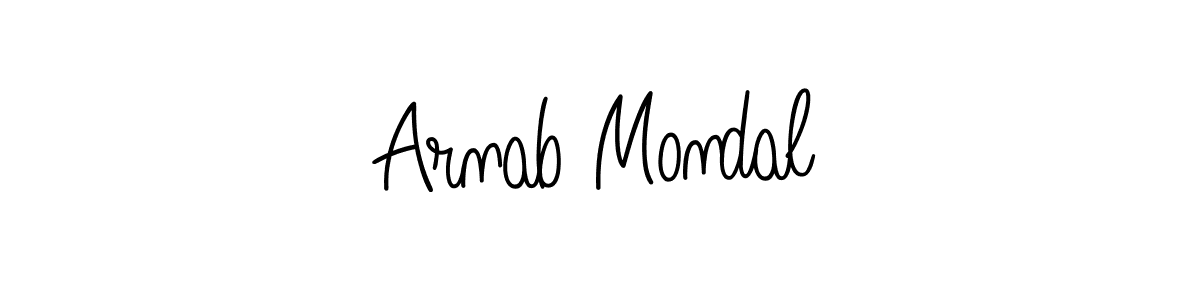 How to make Arnab Mondal signature? Angelique-Rose-font-FFP is a professional autograph style. Create handwritten signature for Arnab Mondal name. Arnab Mondal signature style 5 images and pictures png