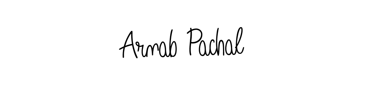 Also we have Arnab Pachal name is the best signature style. Create professional handwritten signature collection using Angelique-Rose-font-FFP autograph style. Arnab Pachal signature style 5 images and pictures png