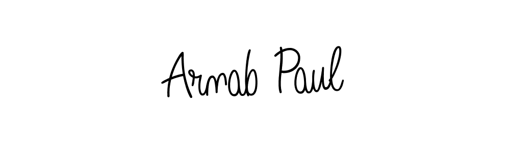 You should practise on your own different ways (Angelique-Rose-font-FFP) to write your name (Arnab Paul) in signature. don't let someone else do it for you. Arnab Paul signature style 5 images and pictures png