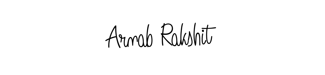 Design your own signature with our free online signature maker. With this signature software, you can create a handwritten (Angelique-Rose-font-FFP) signature for name Arnab Rakshit. Arnab Rakshit signature style 5 images and pictures png