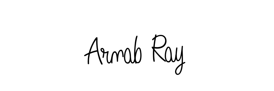 Design your own signature with our free online signature maker. With this signature software, you can create a handwritten (Angelique-Rose-font-FFP) signature for name Arnab Ray. Arnab Ray signature style 5 images and pictures png