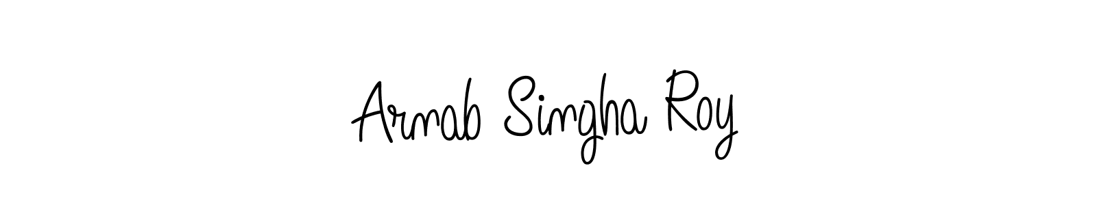 Also we have Arnab Singha Roy name is the best signature style. Create professional handwritten signature collection using Angelique-Rose-font-FFP autograph style. Arnab Singha Roy signature style 5 images and pictures png