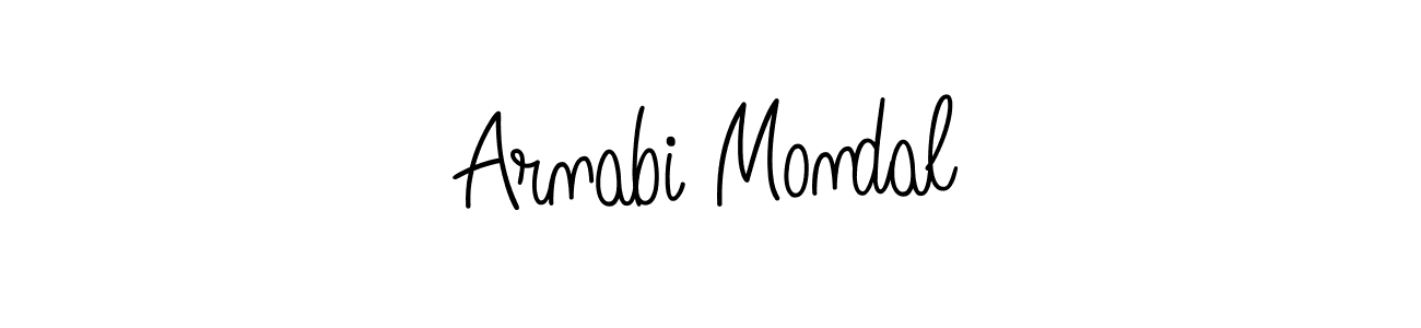 Check out images of Autograph of Arnabi Mondal name. Actor Arnabi Mondal Signature Style. Angelique-Rose-font-FFP is a professional sign style online. Arnabi Mondal signature style 5 images and pictures png