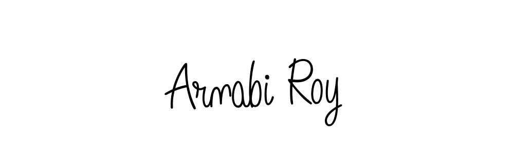 Also we have Arnabi Roy name is the best signature style. Create professional handwritten signature collection using Angelique-Rose-font-FFP autograph style. Arnabi Roy signature style 5 images and pictures png