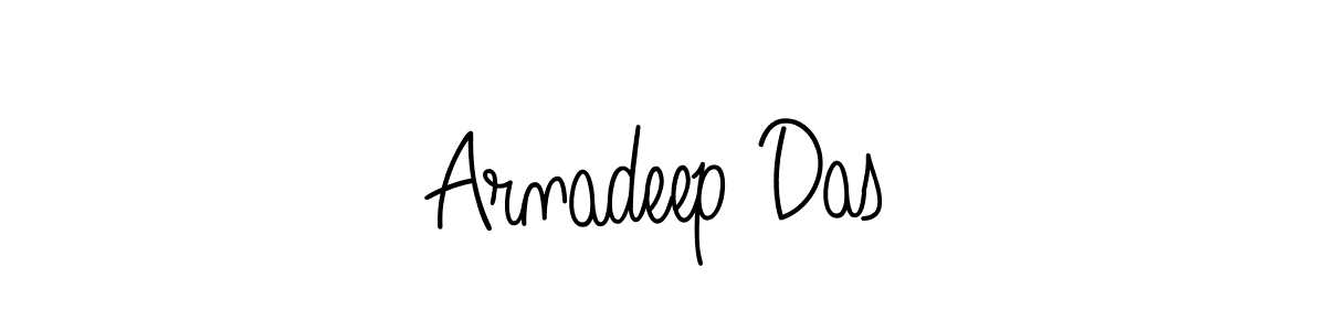 Design your own signature with our free online signature maker. With this signature software, you can create a handwritten (Angelique-Rose-font-FFP) signature for name Arnadeep Das. Arnadeep Das signature style 5 images and pictures png