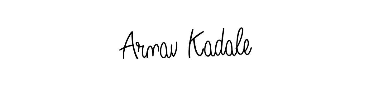 Design your own signature with our free online signature maker. With this signature software, you can create a handwritten (Angelique-Rose-font-FFP) signature for name Arnav Kadale. Arnav Kadale signature style 5 images and pictures png