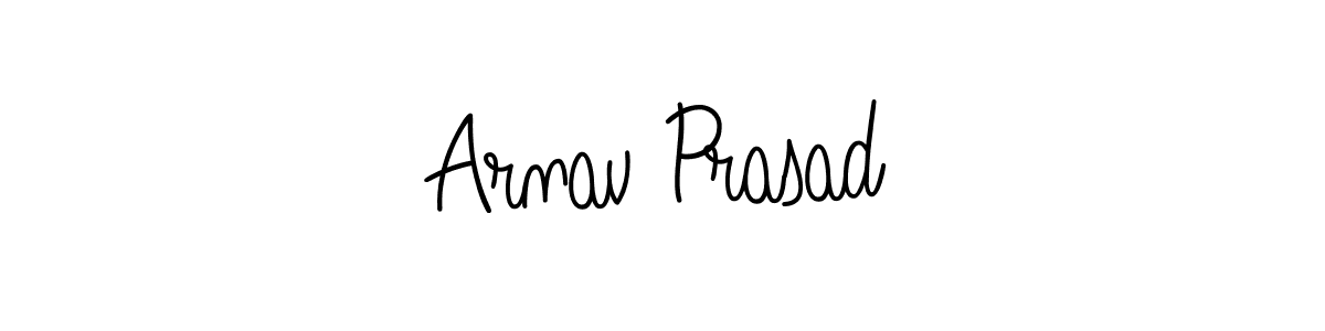 Angelique-Rose-font-FFP is a professional signature style that is perfect for those who want to add a touch of class to their signature. It is also a great choice for those who want to make their signature more unique. Get Arnav Prasad name to fancy signature for free. Arnav Prasad signature style 5 images and pictures png