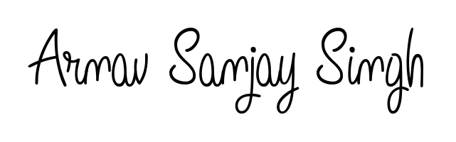 Explore multiple handwriting variations for Arnav Sanjay Singh including this stunning Angelique-Rose-font-FFP design. Free to use across all platforms. Arnav Sanjay Singh signature style 5 images and pictures png