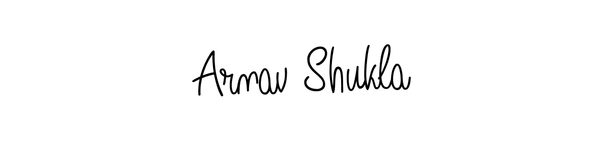 This is the best signature style for the Arnav Shukla name. Also you like these signature font (Angelique-Rose-font-FFP). Mix name signature. Arnav Shukla signature style 5 images and pictures png