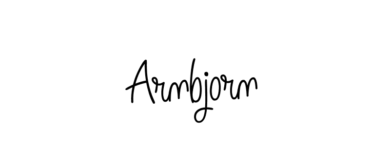 Arnbjorn stylish signature style. Best Handwritten Sign (Angelique-Rose-font-FFP) for my name. Handwritten Signature Collection Ideas for my name Arnbjorn. Arnbjorn signature style 5 images and pictures png