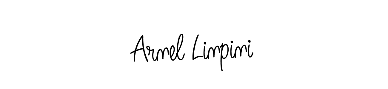 How to make Arnel Linpini signature? Angelique-Rose-font-FFP is a professional autograph style. Create handwritten signature for Arnel Linpini name. Arnel Linpini signature style 5 images and pictures png