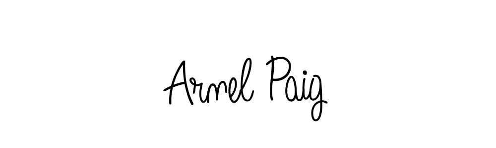 Make a beautiful signature design for name Arnel Paig. Use this online signature maker to create a handwritten signature for free. Arnel Paig signature style 5 images and pictures png