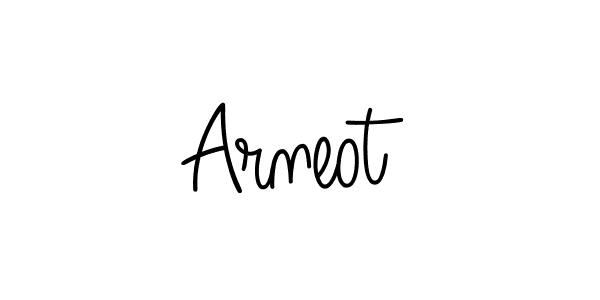 The best way (Angelique-Rose-font-FFP) to make a short signature is to pick only two or three words in your name. The name Arneot include a total of six letters. For converting this name. Arneot signature style 5 images and pictures png