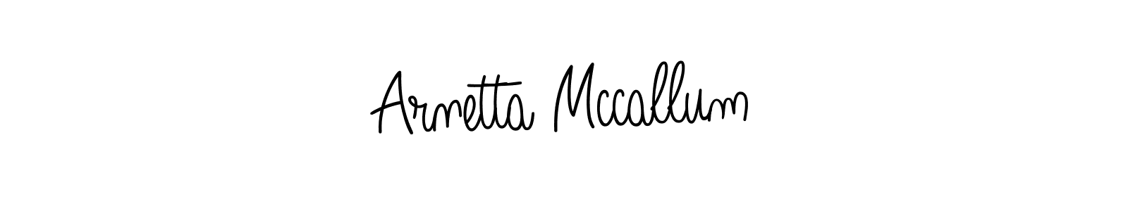 Make a beautiful signature design for name Arnetta Mccallum. With this signature (Angelique-Rose-font-FFP) style, you can create a handwritten signature for free. Arnetta Mccallum signature style 5 images and pictures png