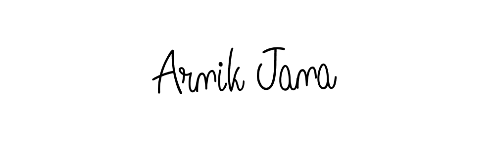 How to Draw Arnik Jana signature style? Angelique-Rose-font-FFP is a latest design signature styles for name Arnik Jana. Arnik Jana signature style 5 images and pictures png