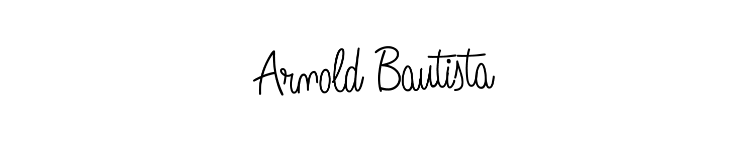 Arnold Bautista stylish signature style. Best Handwritten Sign (Angelique-Rose-font-FFP) for my name. Handwritten Signature Collection Ideas for my name Arnold Bautista. Arnold Bautista signature style 5 images and pictures png