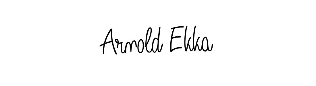 Also we have Arnold Ekka name is the best signature style. Create professional handwritten signature collection using Angelique-Rose-font-FFP autograph style. Arnold Ekka signature style 5 images and pictures png