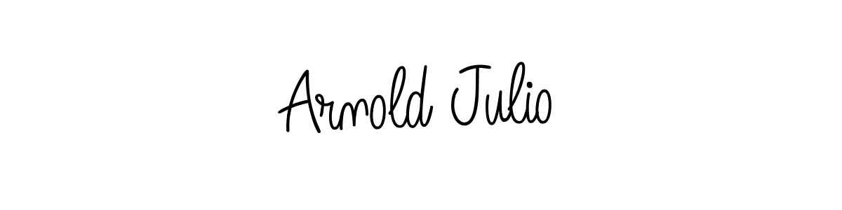See photos of Arnold Julio official signature by Spectra . Check more albums & portfolios. Read reviews & check more about Angelique-Rose-font-FFP font. Arnold Julio signature style 5 images and pictures png