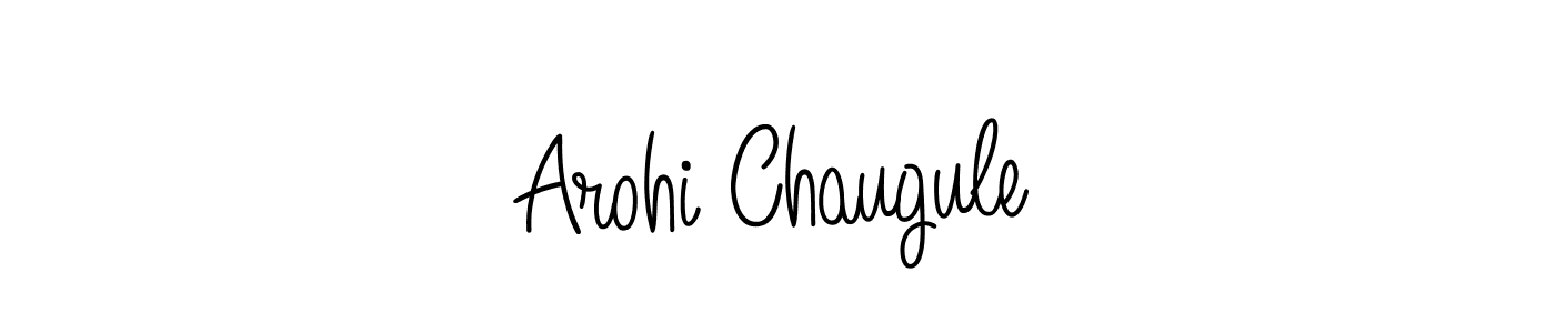 Make a beautiful signature design for name Arohi Chaugule. With this signature (Angelique-Rose-font-FFP) style, you can create a handwritten signature for free. Arohi Chaugule signature style 5 images and pictures png