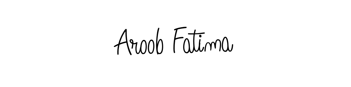 Make a short Aroob Fatima signature style. Manage your documents anywhere anytime using Angelique-Rose-font-FFP. Create and add eSignatures, submit forms, share and send files easily. Aroob Fatima signature style 5 images and pictures png