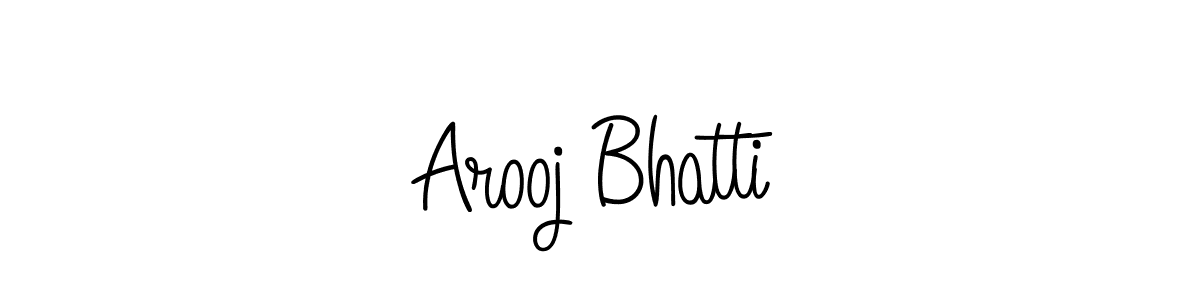 Make a beautiful signature design for name Arooj Bhatti. Use this online signature maker to create a handwritten signature for free. Arooj Bhatti signature style 5 images and pictures png