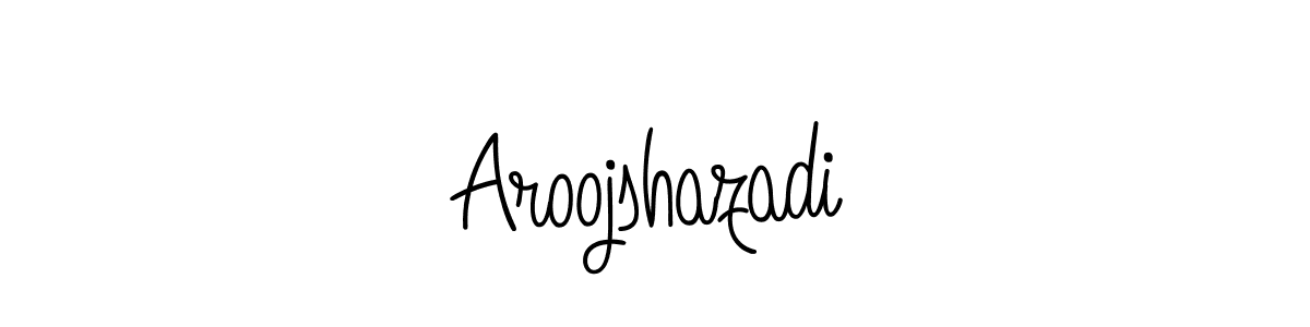 Check out images of Autograph of Aroojshazadi name. Actor Aroojshazadi Signature Style. Angelique-Rose-font-FFP is a professional sign style online. Aroojshazadi signature style 5 images and pictures png