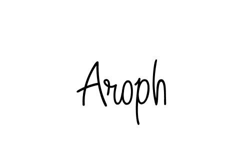 How to Draw Aroph signature style? Angelique-Rose-font-FFP is a latest design signature styles for name Aroph. Aroph signature style 5 images and pictures png