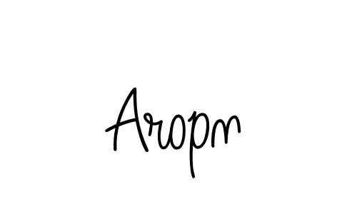 How to make Aropn signature? Angelique-Rose-font-FFP is a professional autograph style. Create handwritten signature for Aropn name. Aropn signature style 5 images and pictures png