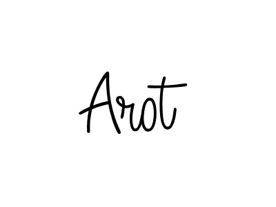 Make a beautiful signature design for name Arot. With this signature (Angelique-Rose-font-FFP) style, you can create a handwritten signature for free. Arot signature style 5 images and pictures png