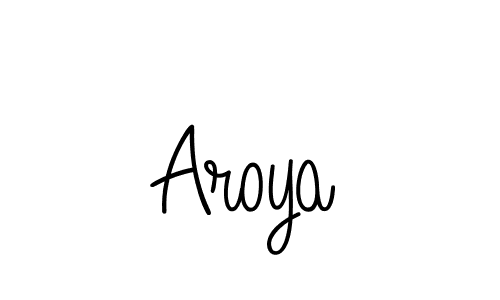 Make a beautiful signature design for name Aroya. Use this online signature maker to create a handwritten signature for free. Aroya signature style 5 images and pictures png