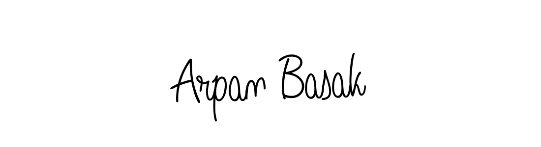 Make a beautiful signature design for name Arpan Basak. With this signature (Angelique-Rose-font-FFP) style, you can create a handwritten signature for free. Arpan Basak signature style 5 images and pictures png