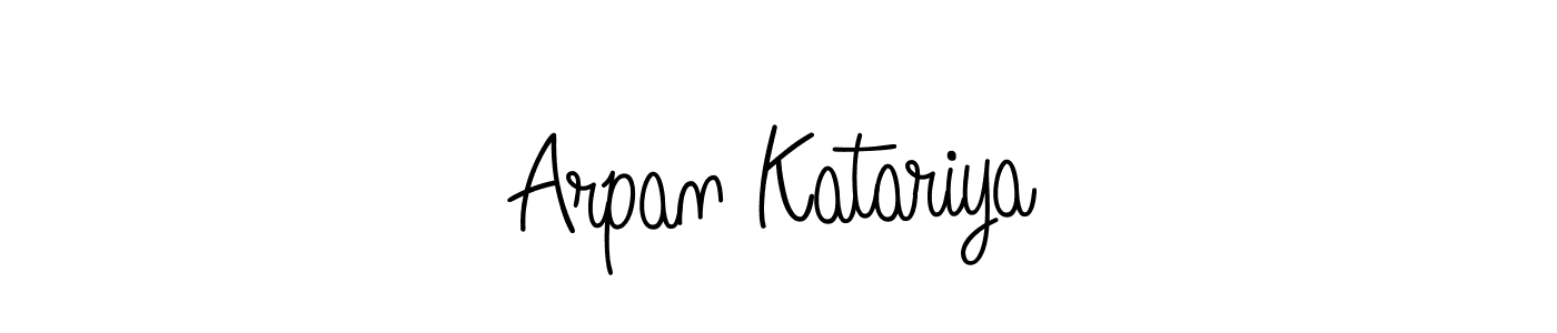 Make a short Arpan Katariya signature style. Manage your documents anywhere anytime using Angelique-Rose-font-FFP. Create and add eSignatures, submit forms, share and send files easily. Arpan Katariya signature style 5 images and pictures png