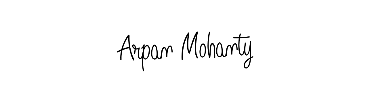 Arpan Mohanty stylish signature style. Best Handwritten Sign (Angelique-Rose-font-FFP) for my name. Handwritten Signature Collection Ideas for my name Arpan Mohanty. Arpan Mohanty signature style 5 images and pictures png