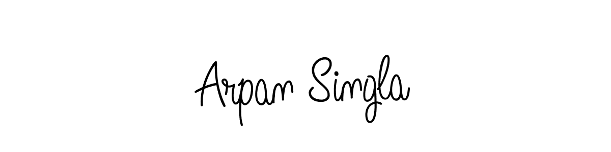 Also we have Arpan Singla name is the best signature style. Create professional handwritten signature collection using Angelique-Rose-font-FFP autograph style. Arpan Singla signature style 5 images and pictures png