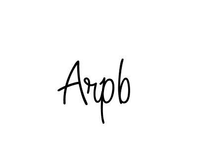 Angelique-Rose-font-FFP is a professional signature style that is perfect for those who want to add a touch of class to their signature. It is also a great choice for those who want to make their signature more unique. Get Arpb name to fancy signature for free. Arpb signature style 5 images and pictures png