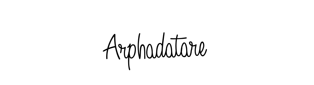 Similarly Angelique-Rose-font-FFP is the best handwritten signature design. Signature creator online .You can use it as an online autograph creator for name Arphadatare. Arphadatare signature style 5 images and pictures png