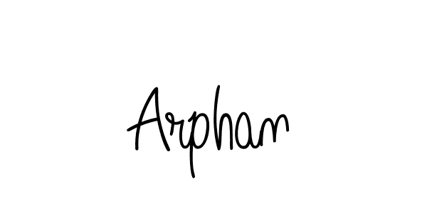 Create a beautiful signature design for name Arphan. With this signature (Angelique-Rose-font-FFP) fonts, you can make a handwritten signature for free. Arphan signature style 5 images and pictures png